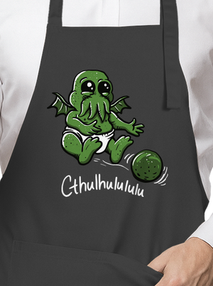 Cthulhululu zástěra Dark Grey