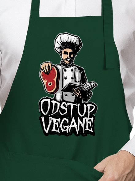Odstup vegane zástěra Bottle Green