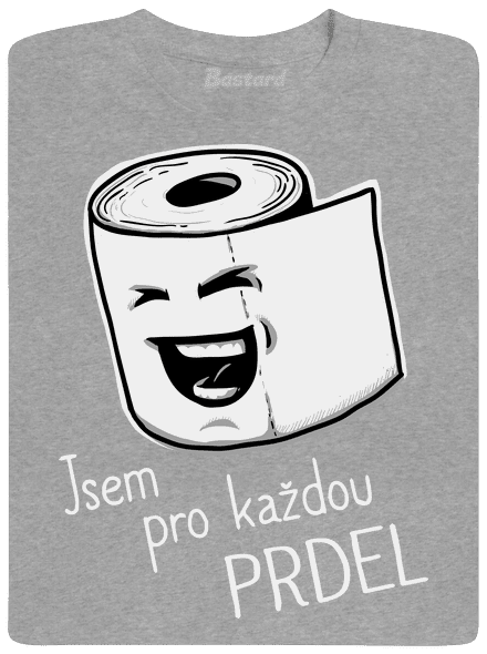 Prdel pánské tričko Sport Grey