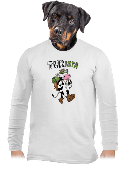 Tur na cestách pánské dlouhý rukáv White