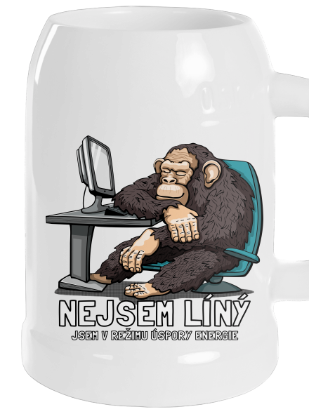 Nejsem líný půllitr White