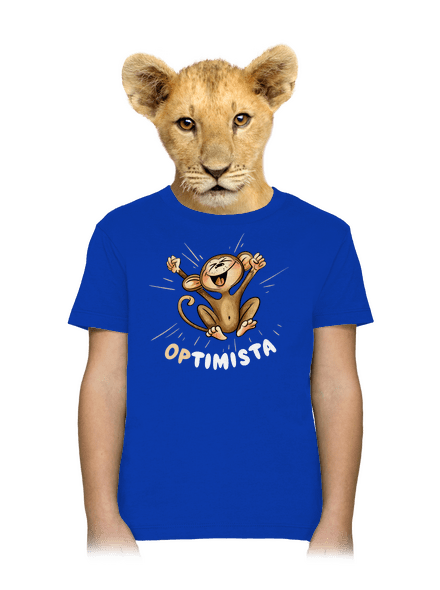 Optimista Op dětské tričko Royal Blue