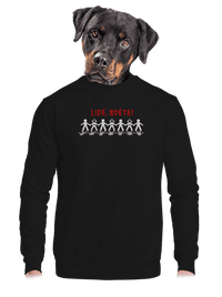 unisex mikina bez kapuce