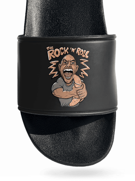 Rock and roll pantofle Black