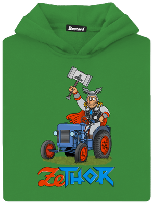 ZeThor dětská mikina klokanka Kelly Green AWD