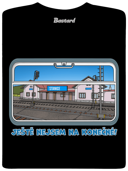 Nejsem na konečné pánské tričko Black