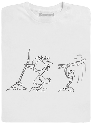 Omalovánka: Nesprávný konec pánské tričko White