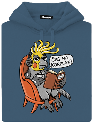 Korelax dámská mikina klokanka Denim