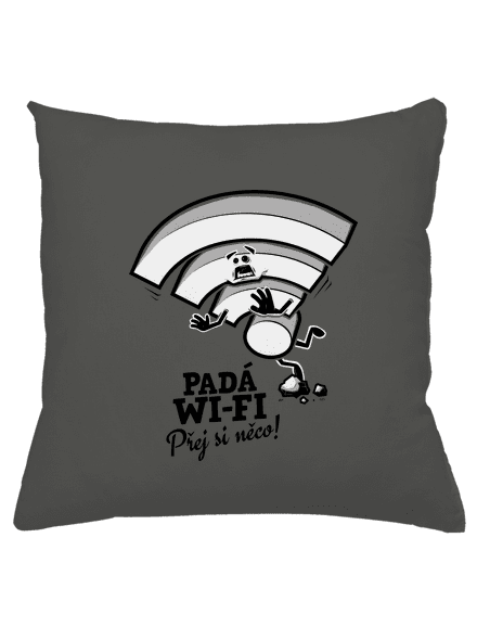 Padá wi-fi polštář Gray Pol