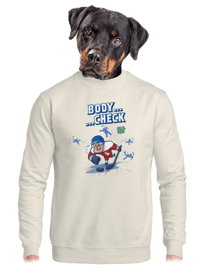 unisex mikina bez kapuce