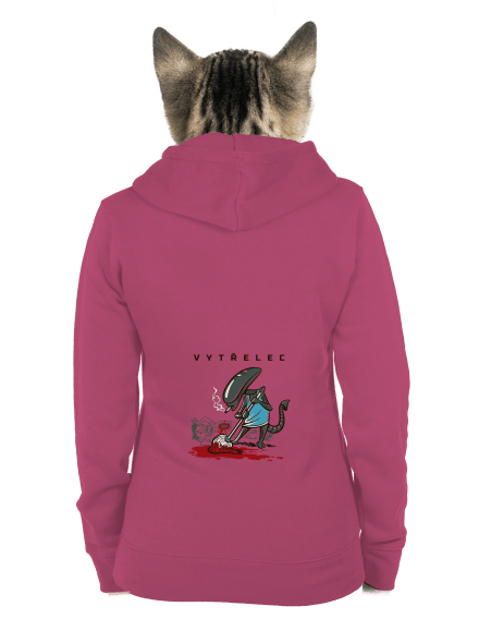 Vytřelec dámská mikina na zip Magenta
