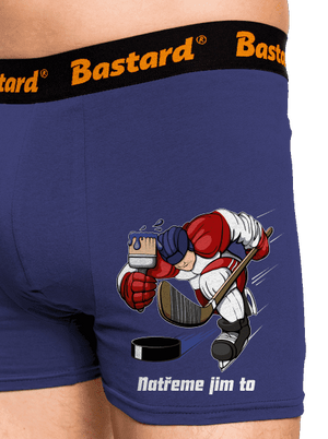 Natřeme jim to - Hokej boxerky Blue Navy
