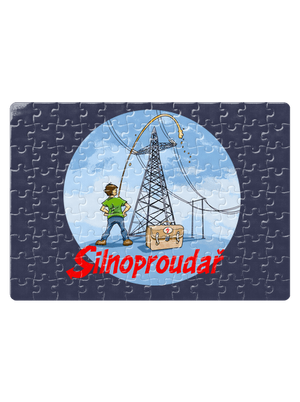 Silnoproudař puzzle White