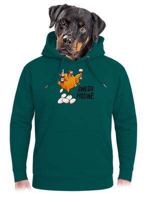 Snesu hodně unisex mikina premium Emerald Green