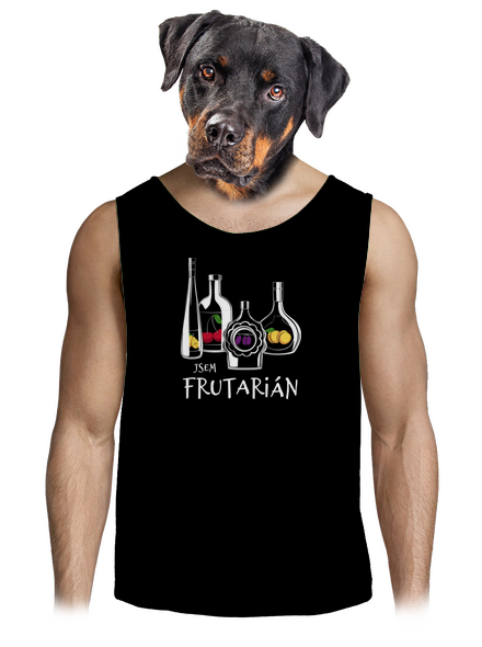Frutarián pánské tílko Black