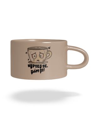 Neptej se, dám si hrnek makronka Brown Macaron