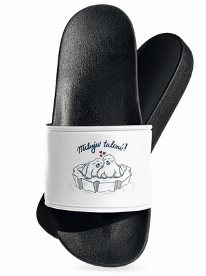 Miluju tulení pantofle White