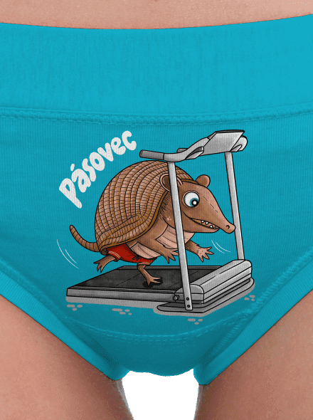 Pásovec dámské kalhotky Turquoise