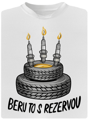 Beru to s rezervou dětské sportovní tričko White