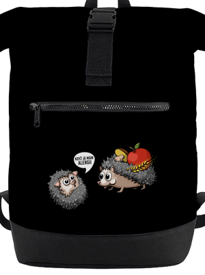 Alergický ježek batoh Black