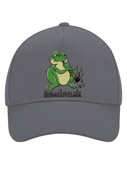 Hobojživelník kšiltovka baseballka Graphite grey