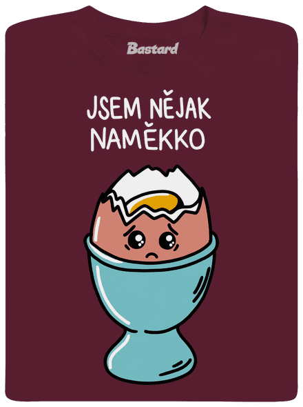 Naměkko dětské tričko Burgundy