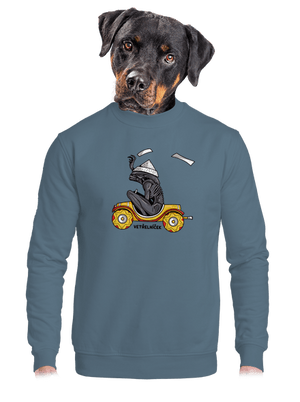 Vetřelníček unisex mikina bez kapuce Nordic Blue