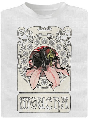Moucha dětské sportovní tričko White