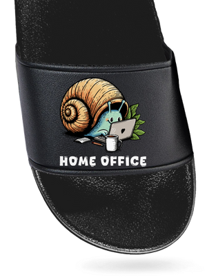 Šnekův home office pantofle Black Black