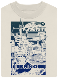 unisex mikina bez kapuce