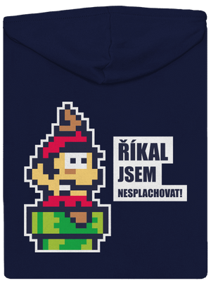 Nesplachovat pánská mikina na zip Navy