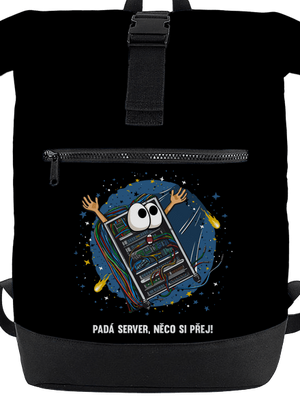 Padá server batoh Black