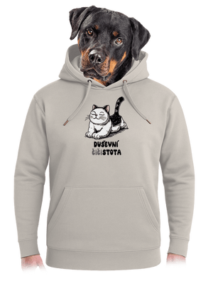 Duševní čistota unisex mikina premium Pastel Macchiato