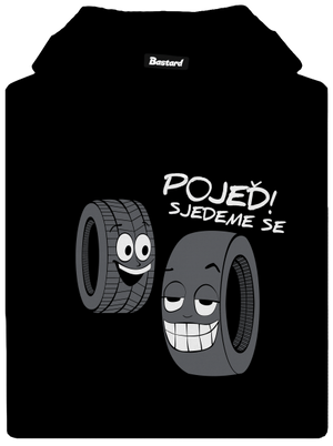 Pneumatiky dámská mikina klokanka Black