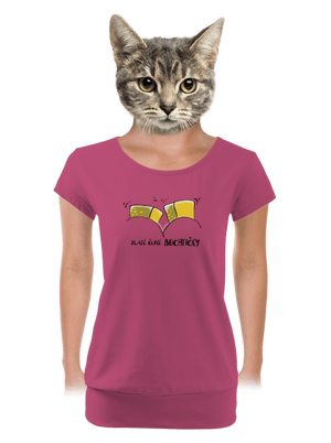 dámské tričko s lemem