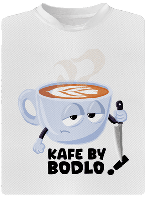 Kafe by bodlo pánské sportovní tričko White