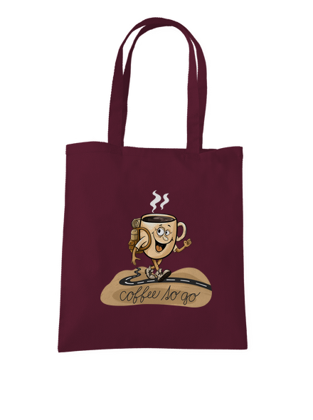 Coffee to go taška Burgundy