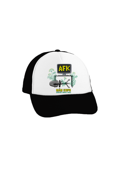 Mám kopr kšiltovka truckerka Black cap