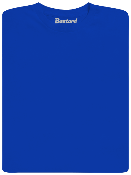 Bez potisku pánské dlouhý rukáv Royal Blue