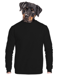 unisex mikina bez kapuce