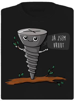 Já jsem Vruut dámské sportovní tričko Black