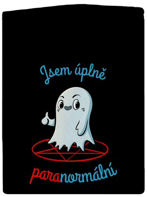 Jsem paranormální pánská mikina na zip Black
