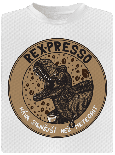 Rex-presso dětské sportovní tričko White