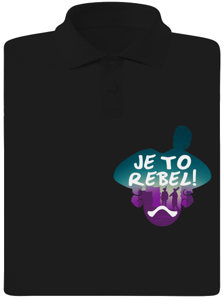 Je to rebel pánská polokošile Black
