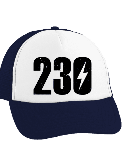 230 V kšiltovka truckerka French Navy cap