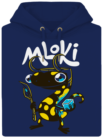 mLoki unisex mikina premium Navy