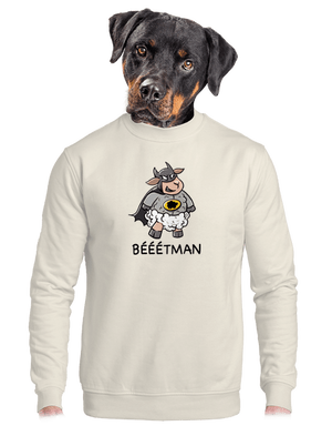 unisex mikina bez kapuce