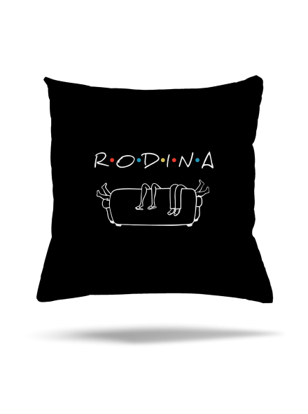 Rodina polštář Black