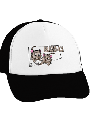 Kočičí horoskop: Blíženci kšiltovka truckerka Black cap