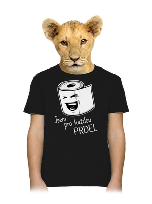Prdel dětské tričko Black